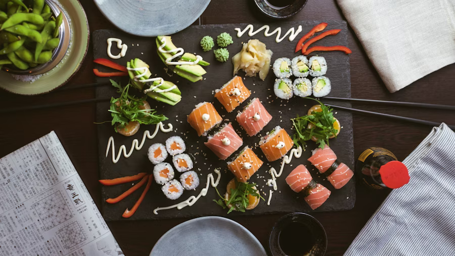 Aburi Salmon Roll Sushi Tei Bali